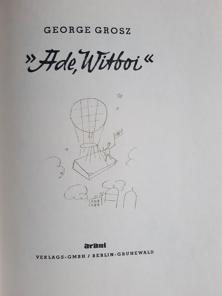 Ade Witboi - Rare Book Illustrated by George Grosz - 1955 For Sale 4