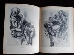 Zeichnungen  - Seltenes Buch mit Gravur von George Grosz - 1944