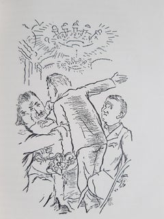 Happy Man - Seltenes Buch, illustriert von George Grosz - 1947