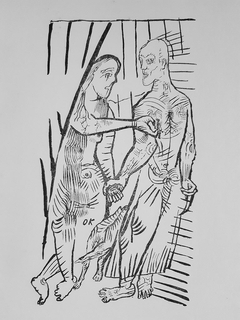 Seltenes Buch „Der Hoffnung der Frauen“ von Oskar Kokoschka, illustriert – 1916 im Angebot 2