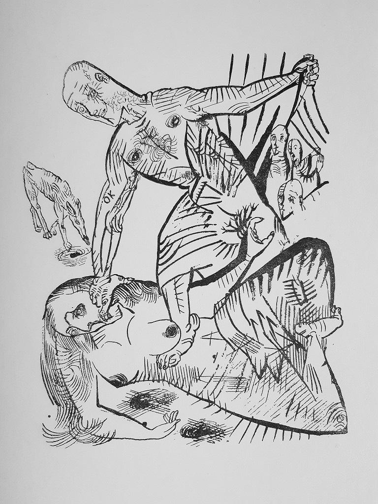 Mörder hoffnung der frauen (Murderer, Hope of Women) is an original modern rare book illustrated by Oskar Kokoschka (Pöchlarn, 1886 – Montreux, 1980) in 1916.

Original deluxe edition.

100 numbered copies (n.86). 

Standard edition: 225 unnumbered