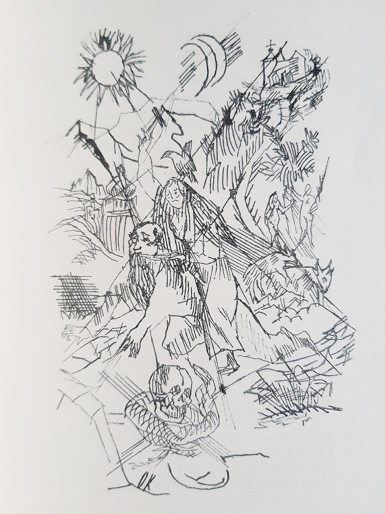 Tubutsch – Seltenes Buch, illustriert von Oskar Kokoschka – 1911 im Angebot 4
