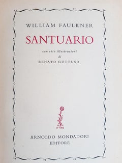 Santuario - Libro Raro Ilustrado por Renato Guttuso - 1946