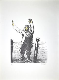 La capitulation - Lithographie originale de Pietro Morando - Années 1950