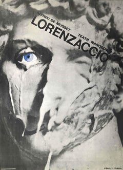 National Theatre - Vintage Poster by A. Krauze and M. Mroszczak - 1975