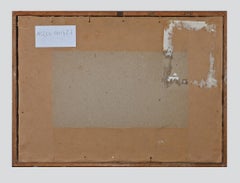 Rosa Komposition – Aquarell von Carlo Montesi – 1966