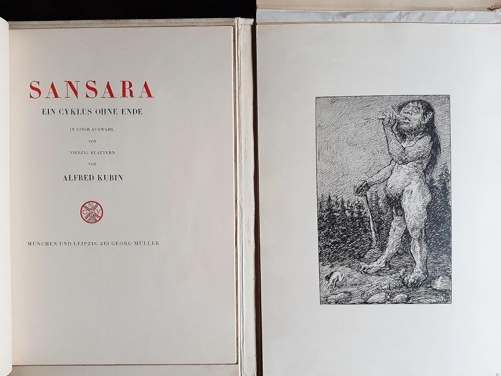 Livre rare Sansara gravé par Alfred Leopold Isidor Kubin - 1911 4