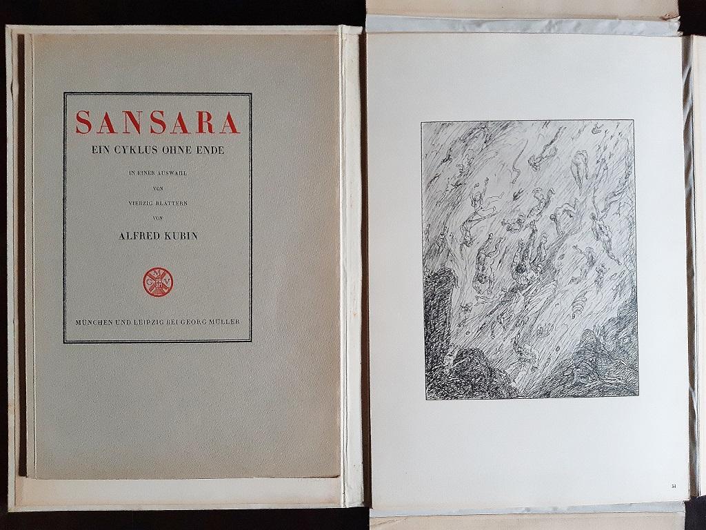 Livre rare Sansara gravé par Alfred Leopold Isidor Kubin - 1911 5