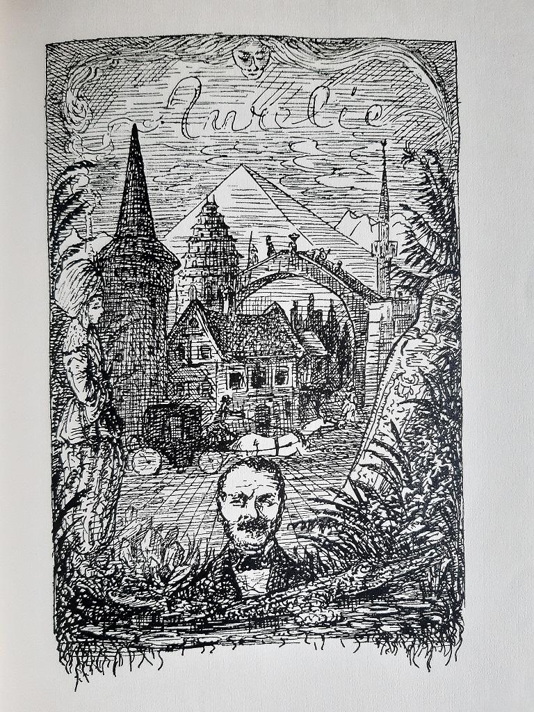 Aurelia - Seltenes Buch, illustriert von Alfred Leopold Isidor Kubin - 1910 im Angebot 2