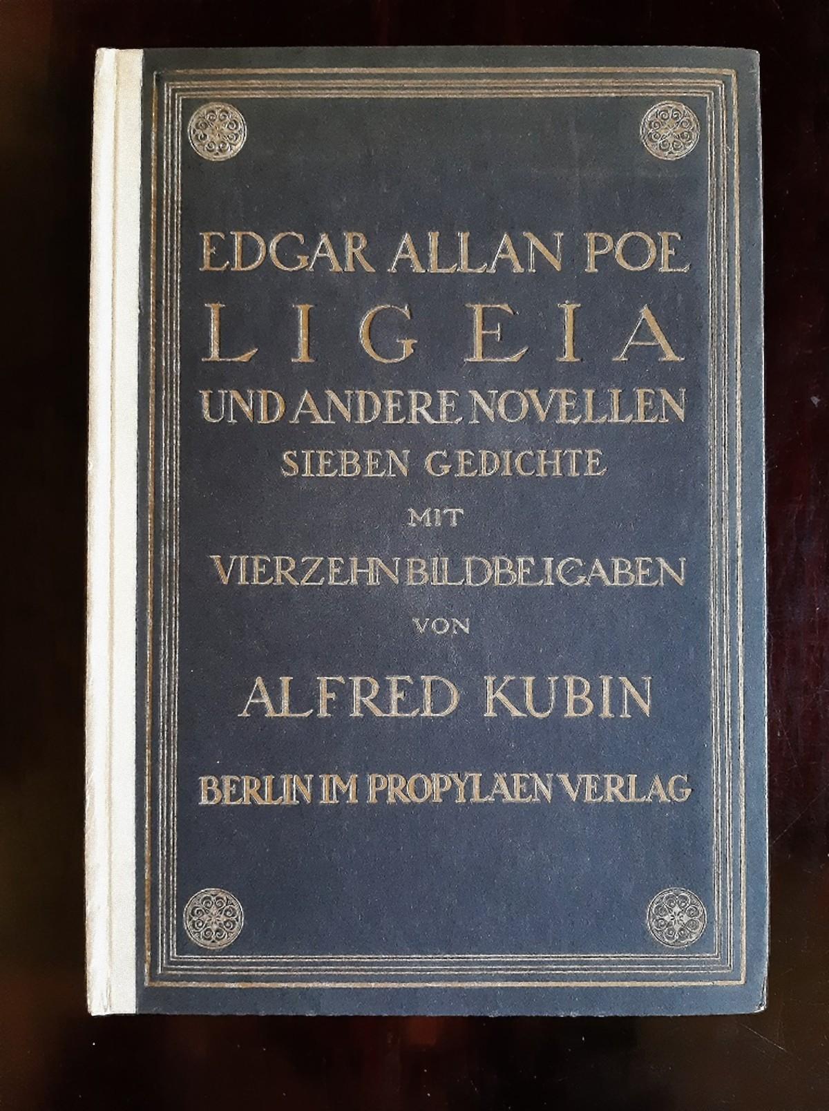 Ligeia und Andere Novellen - Rare Book Illustrated by Alfred Kubin - 1920 - Symbolist Art by Alfred Leopold Isidor Kubin