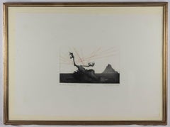 La Pania - Aguafuerte y aguatinta originales de Leo Guida - 1973