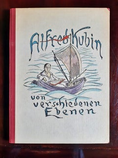 Antique Von Verschiedenen Ebenen - Rare Book  Illustrated by Alfred Kubin - 1922