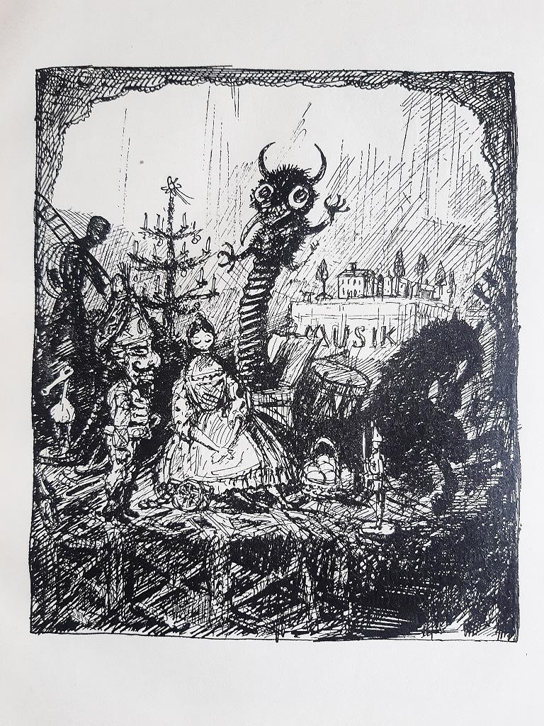 Von Verschiedenen Ebenen - Rare Book  Illustrated by Alfred Kubin - 1922 3