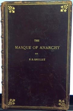 Antique The Masque of Anarchy - by Percy Bysshe Shelley - Original Edition 1892
