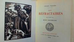 Les Réfractaires - Original Illustrated by Henri Barthélemy - 1930