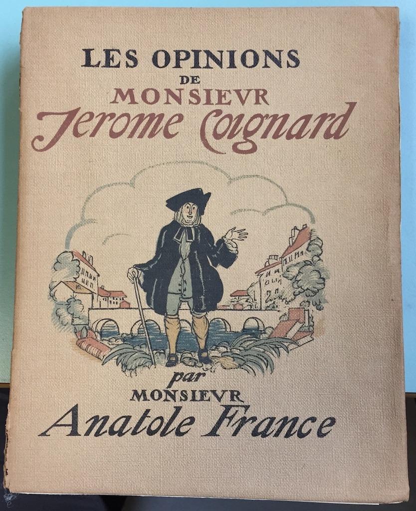Les Opinions de Monsieur Jerome Coignard - Illustrated by Anatole France - 1924 For Sale 1