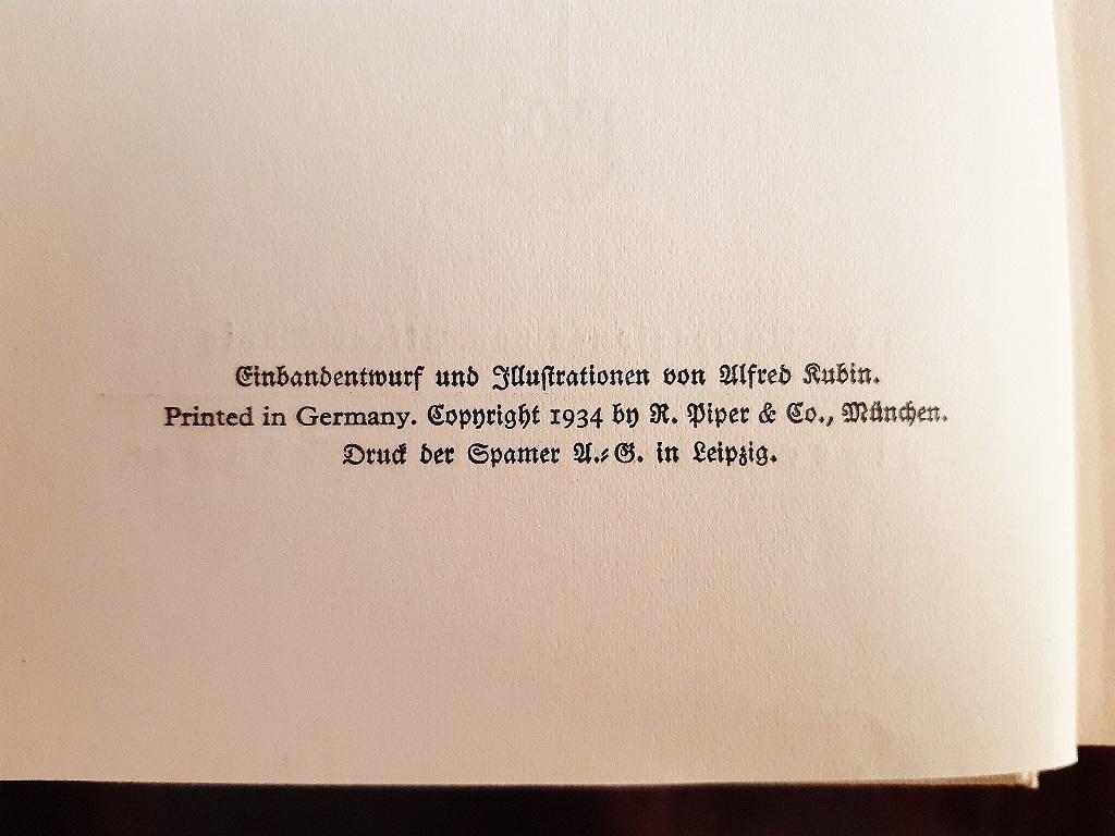 Die Kartause von Walditz - Rare Book Illustrated by Alfred Kubin - 1934 - Symbolist Art by Alfred Leopold Isidor Kubin