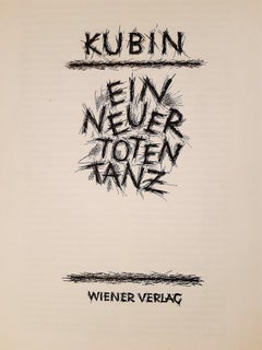 Ein Neuer Totentanz - Édition originale illustrée par Alfred Kubin - 1947