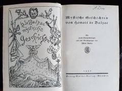 Mystische Geschichten - Rare Book Illustrated by Alfred Kubin - 1920