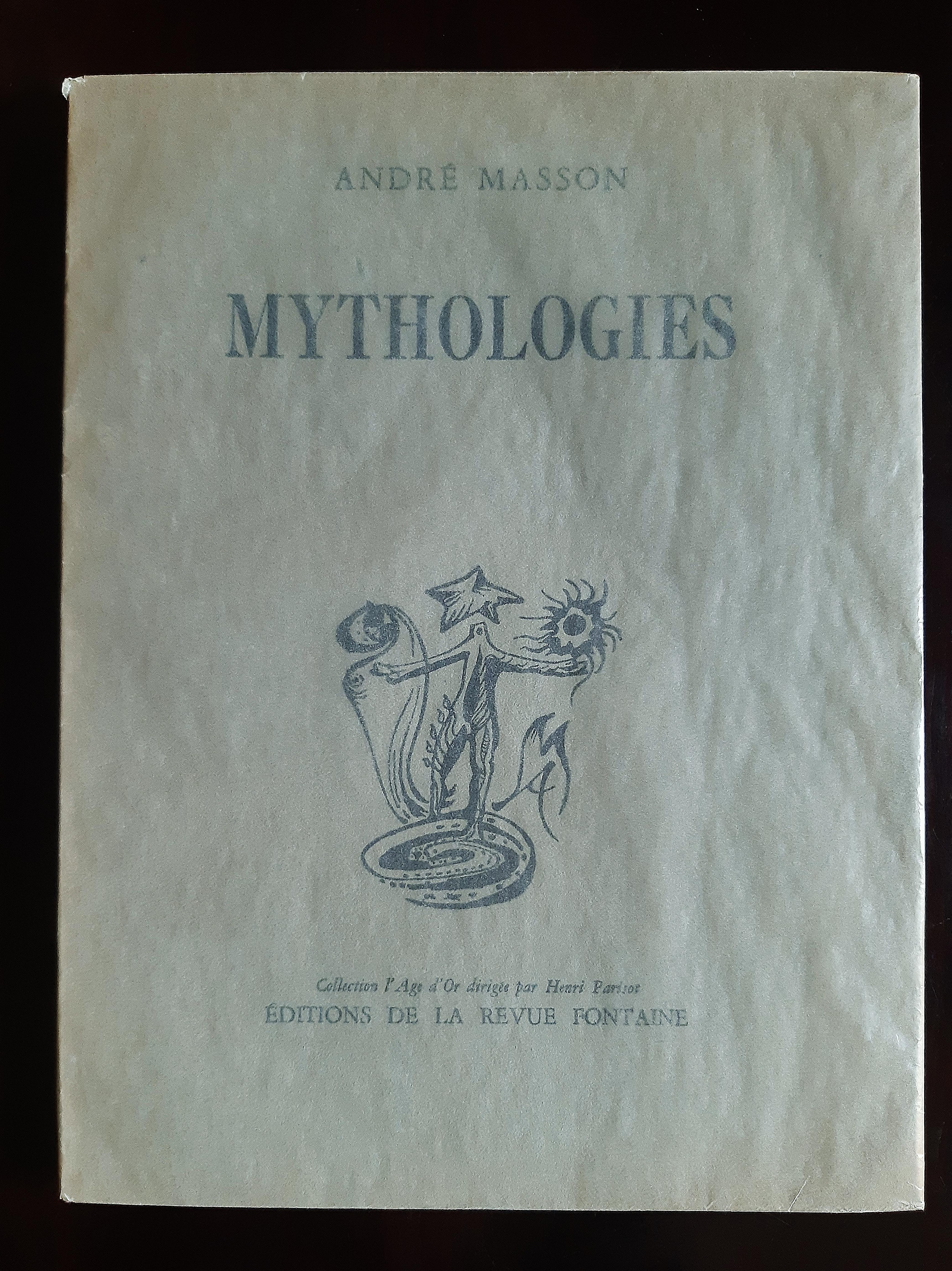 Mythologies - Livre rare illustré par Andr Masson - 1946 - Surréalisme Art par André Masson