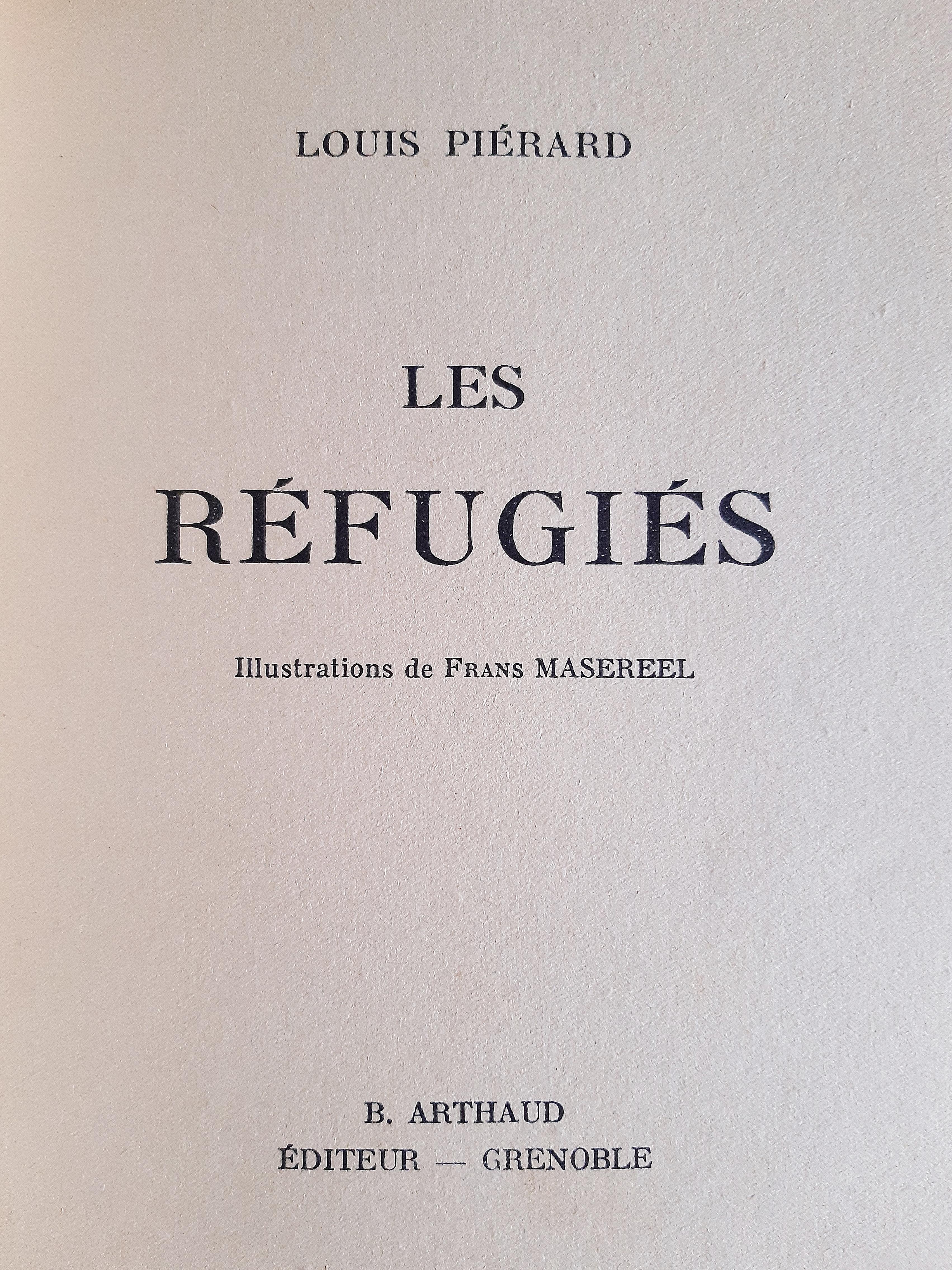 Les Réfugiés - Seltenes Buch, illustriert von André Masson - 1942 im Angebot 2