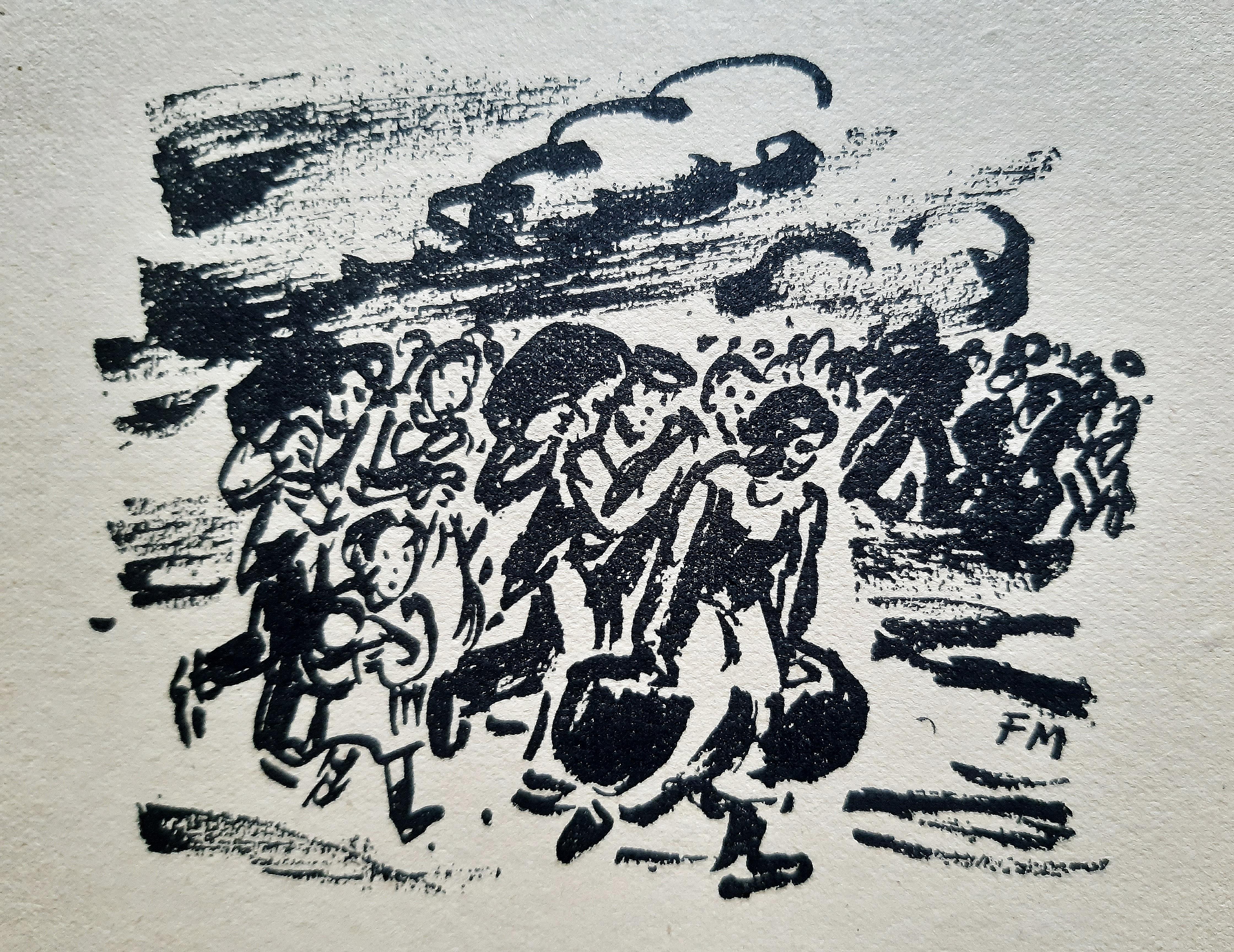 Les Réfugiés - Seltenes Buch, illustriert von André Masson - 1942 im Angebot 6