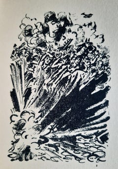 Les Réfugiés - Seltenes Buch, illustriert von André Masson - 1942