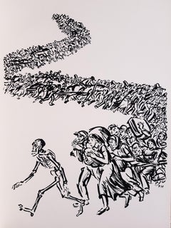 Danse Macabre – Seltenes Buch mit Gravur von Frans Masereel – Danse Macabre – 1941