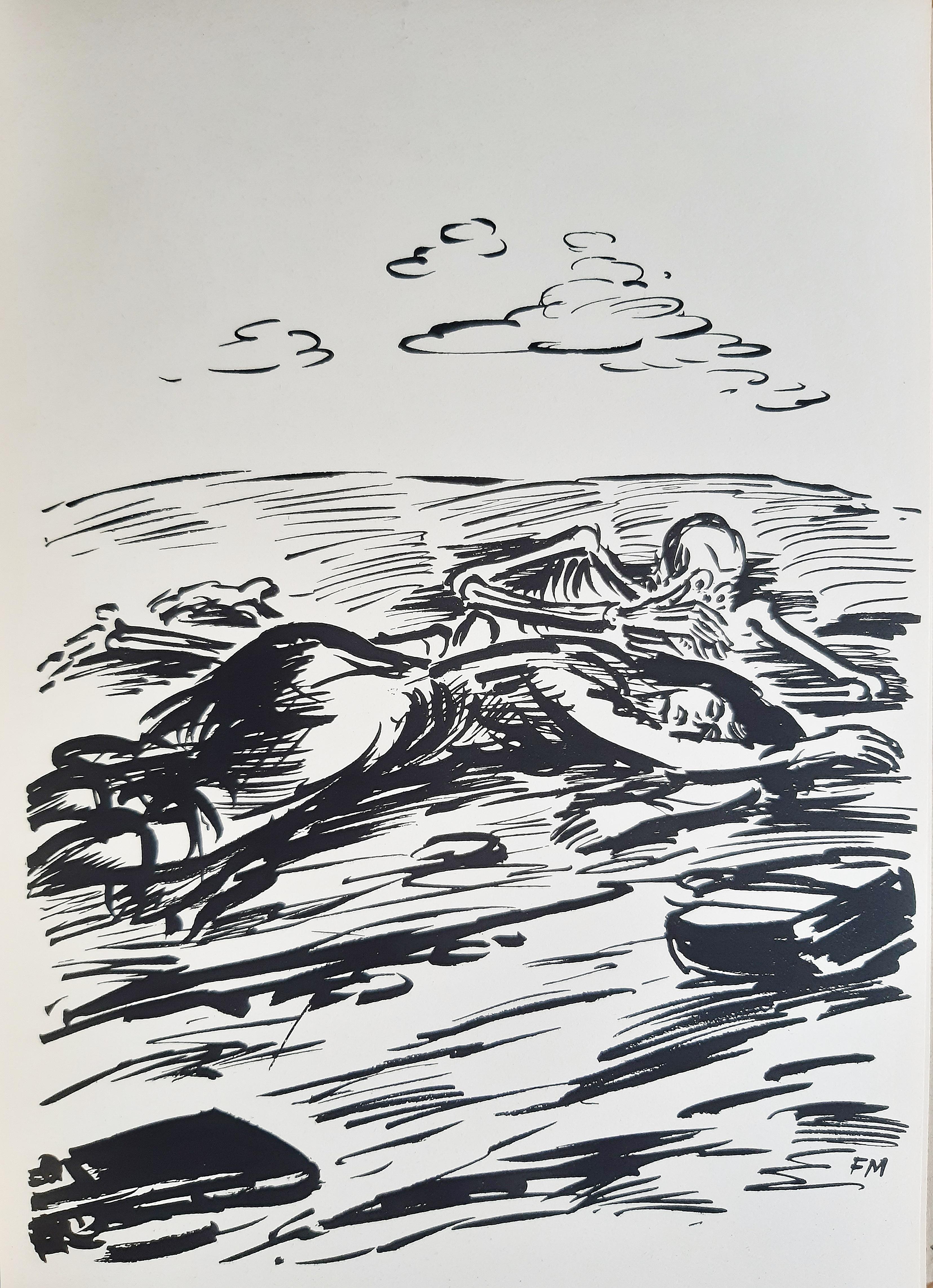Danse Macabre – Seltenes Buch mit Gravur von Frans Masereel – Danse Macabre – 1941 im Angebot 6
