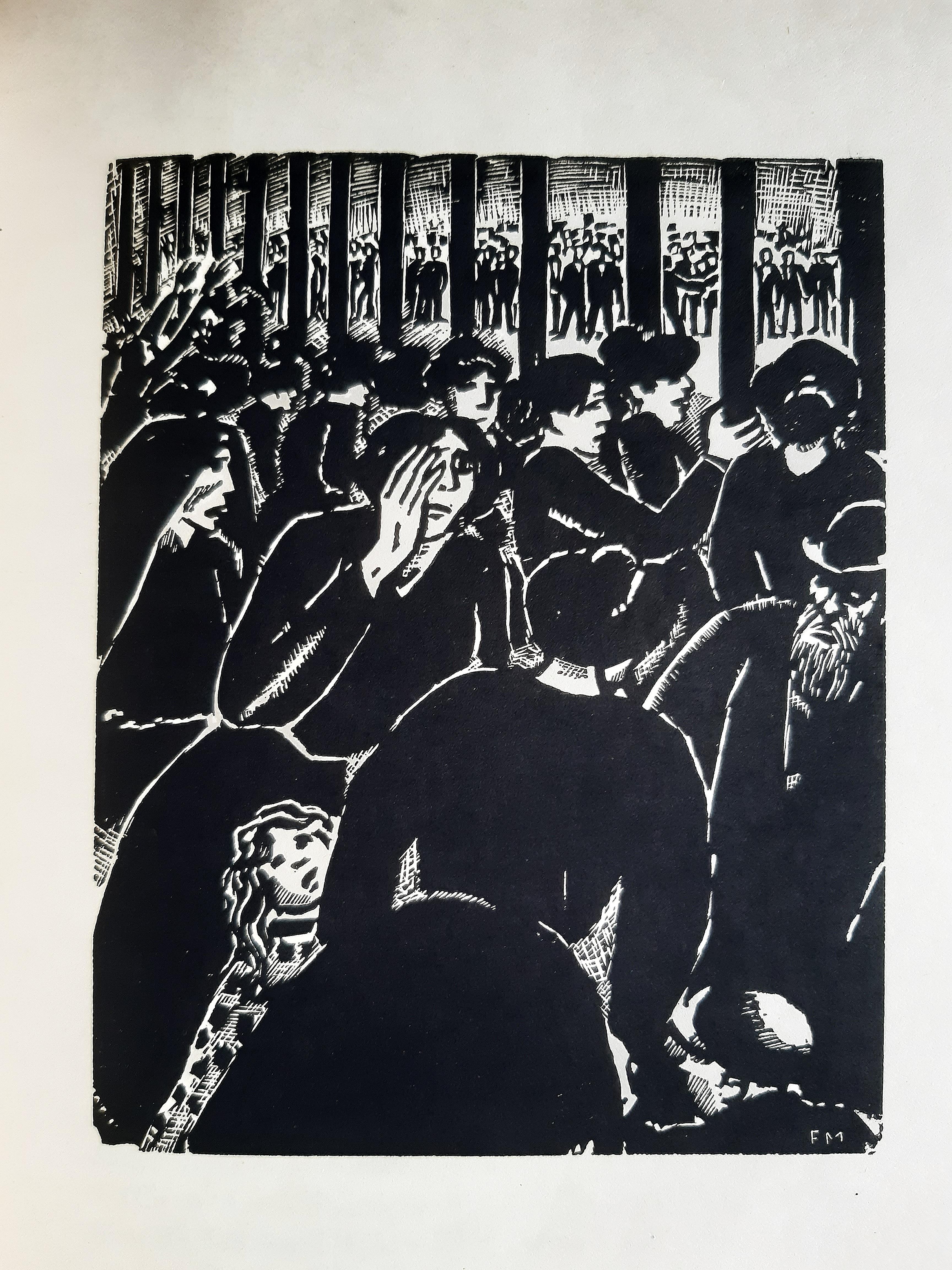 Die Mutter - Rare Book Illustrated by Frans Masereel - 1919 For Sale 2