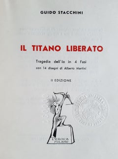 Il Titano Liberato - Rare Book Illustrated by Alberto Martini - 1936