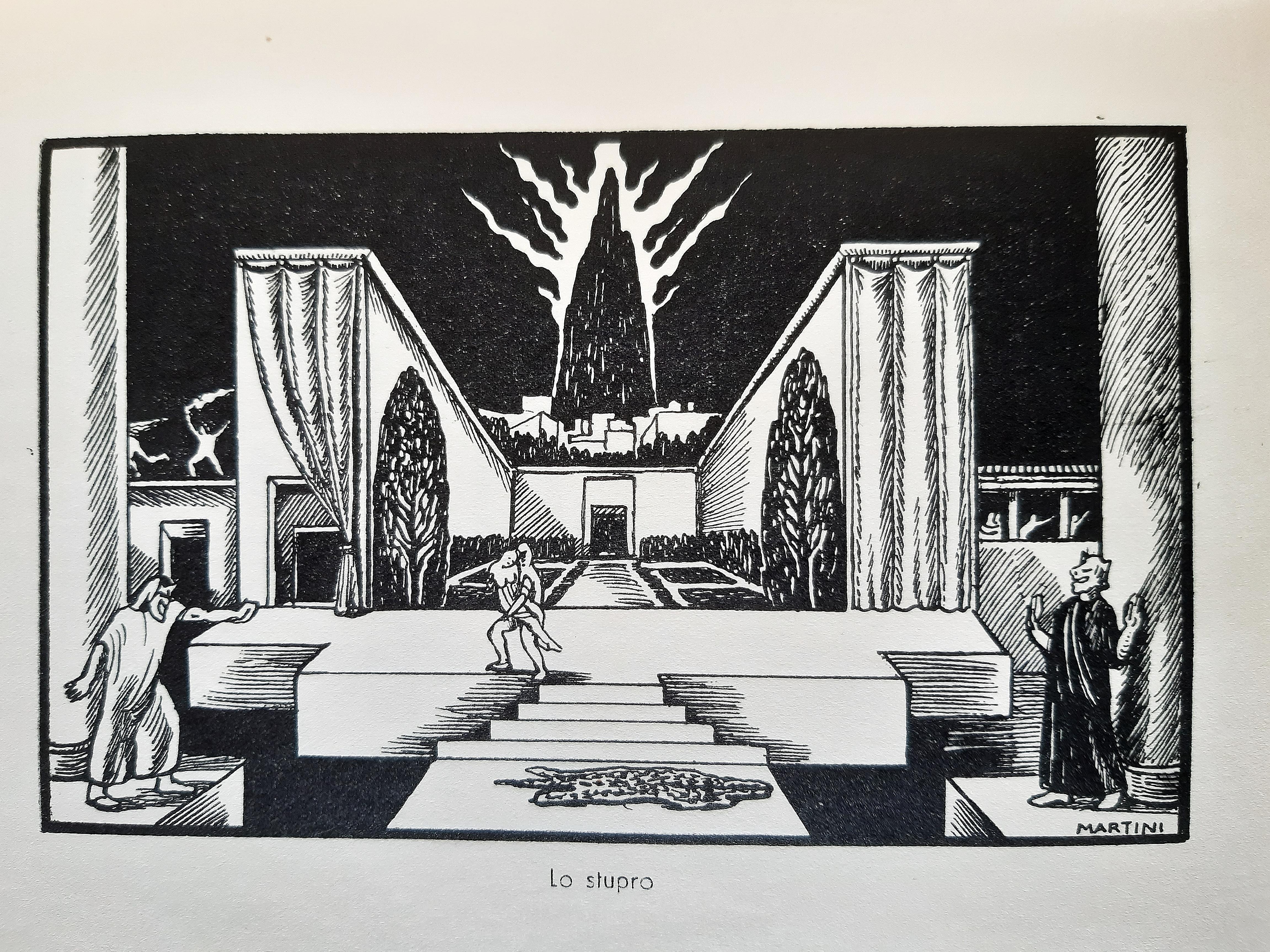 Il Titano Liberato - Rare Book Illustrated by Alberto Martini - 1936 For Sale 3