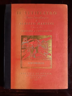 Il Tetiteatro - Rare Book Illustrated by Alberto Martini - 1924