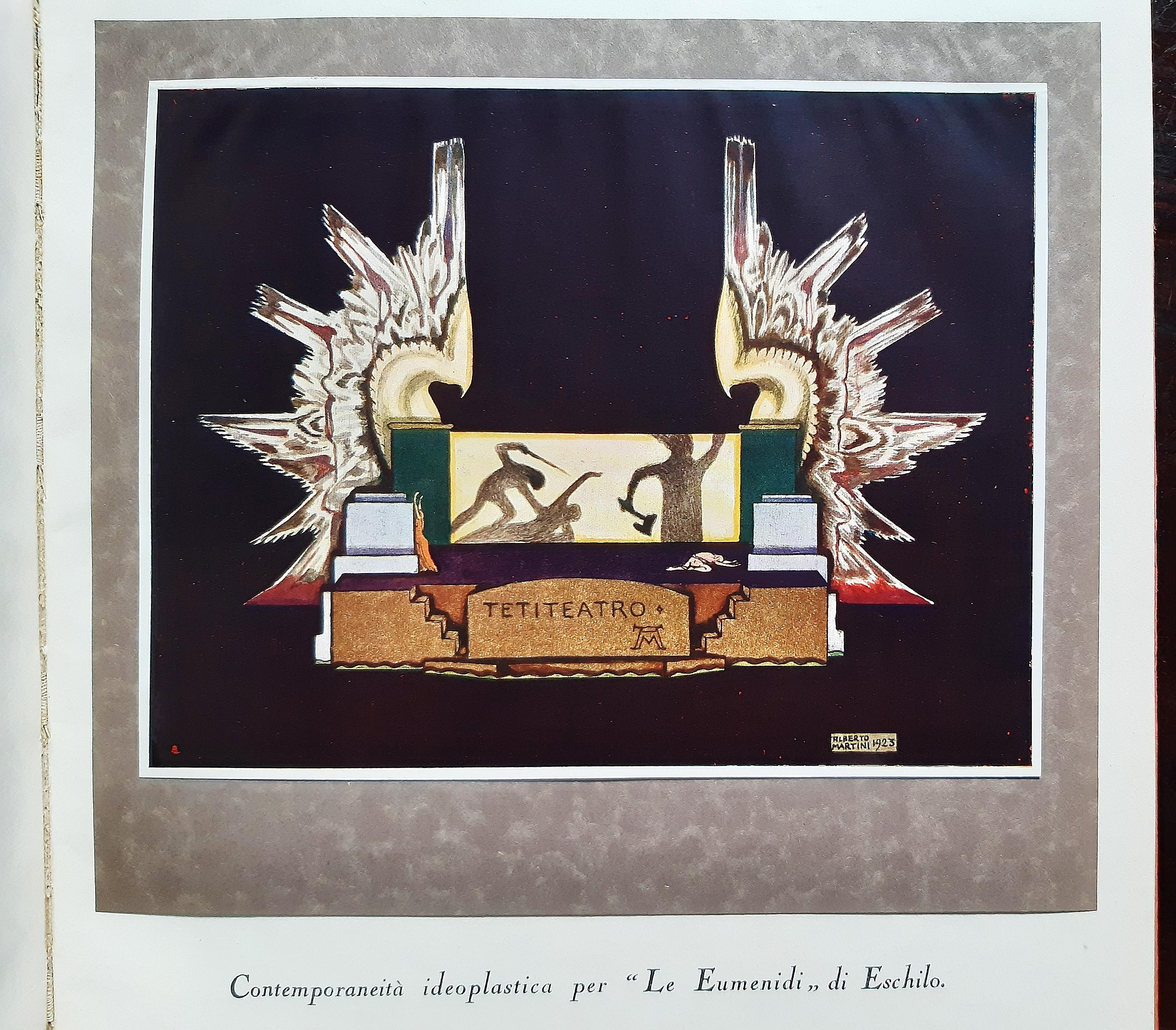 Alberto Martini Il Tetiteatro Rare Book Illustrated by Alberto