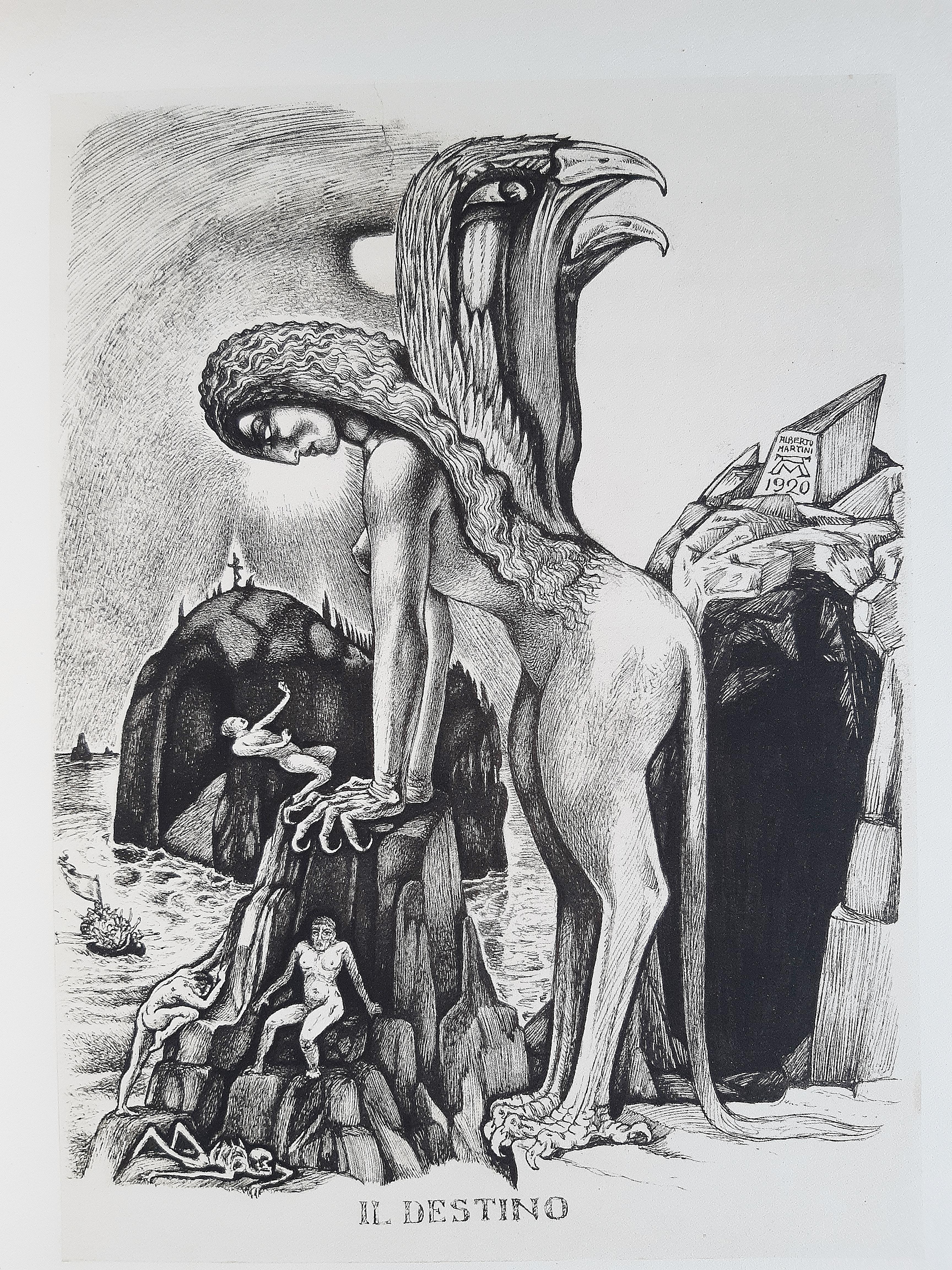 Trentuna fantasie - Rare Book Illustrated by Alberto Martini - 1924 For Sale 3