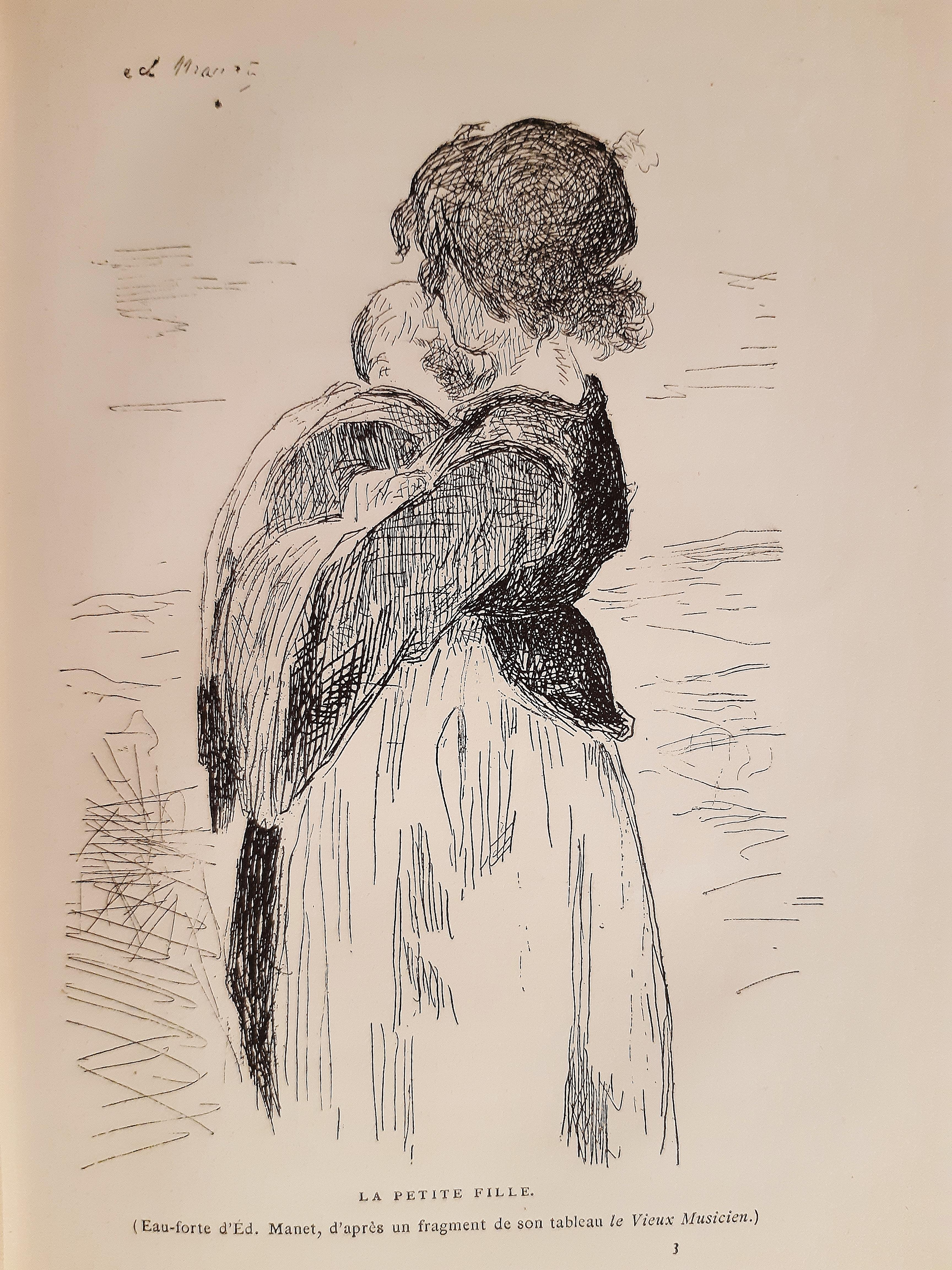 Manet  - Rare Book Illustrated after Edouard Manet - 1884 For Sale 5