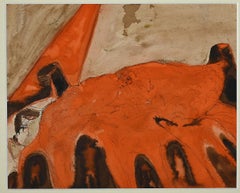 In Bed - Original Watercolor by Jean Demelier - 1968