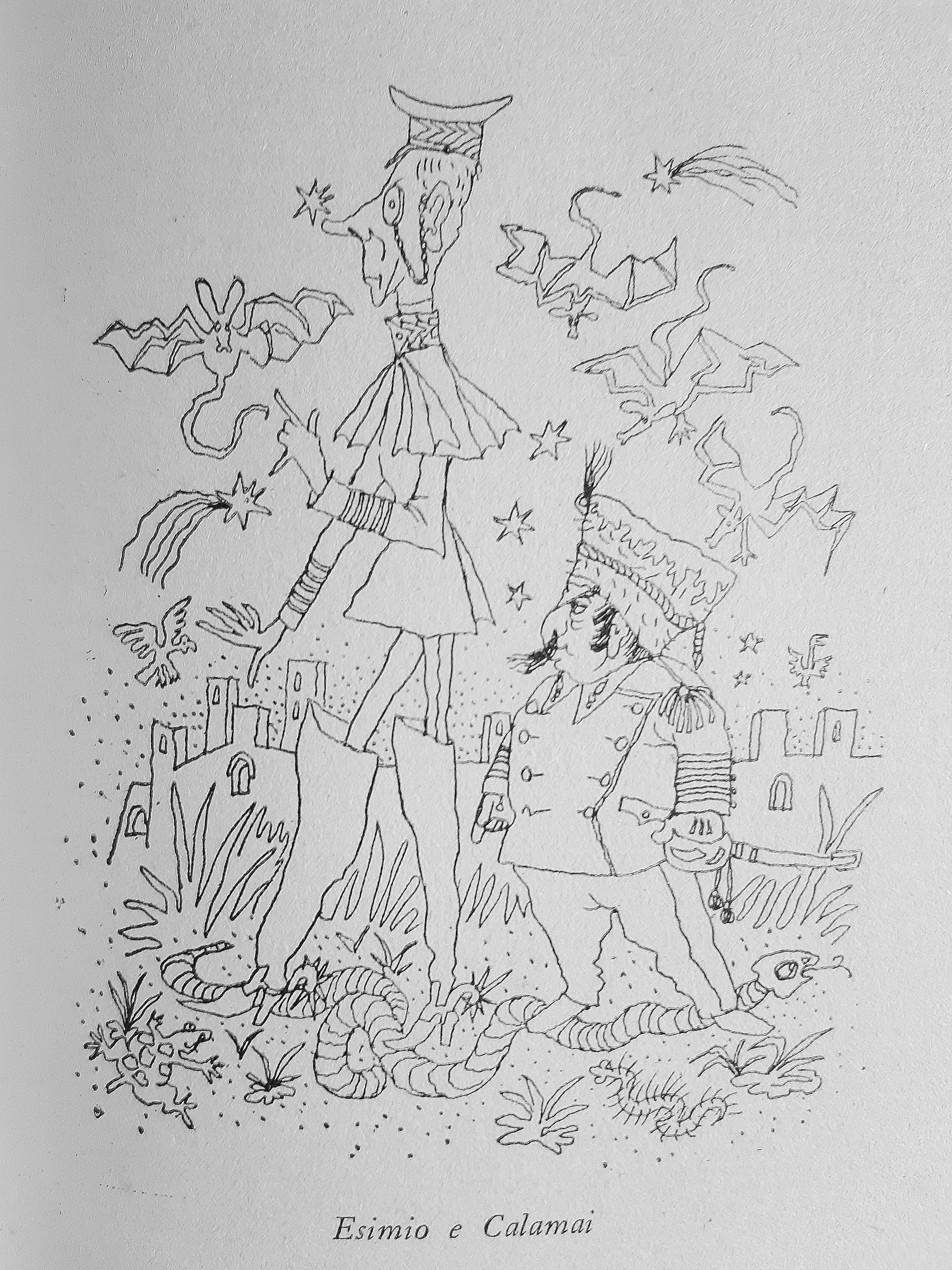 La Coda di Paglia - Rare Book illustrated by Mino Maccari - 1949 For Sale 3