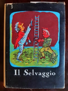 Vintage Il Selvaggio - Rare Book Illustrated by Mino Maccari - 1955