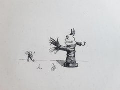 Polichinel Ex-Roi - Libro raro Illustrato da A.-J. Lorentz - 1848