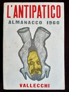 Livre rare LAntipatico - Almanacco - Illustré par Mino Maccari - 1959
