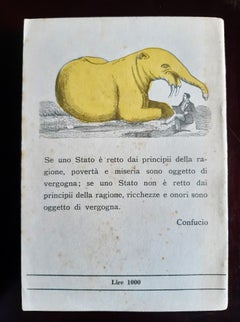 L'Antipatico - Almanacco - Libro raro illustrato da Mino Maccari - 1959