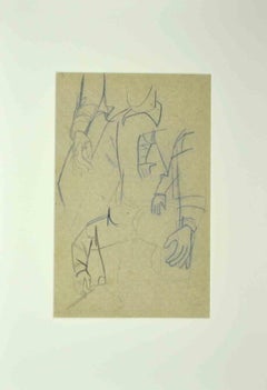 Study of Hands - Original Pencil Drawing - Early 20th century 