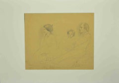 Family Portrait - Original Pencil Drawing - 1853