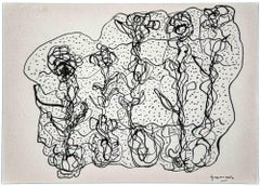 Abstract Composition  -  Drawing by Maurizio Gracceva - 2010