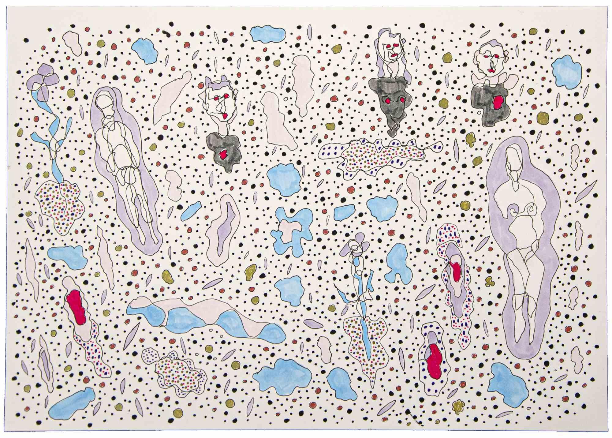 Composizione - Disegno di Maurizio Gracceva - 2010