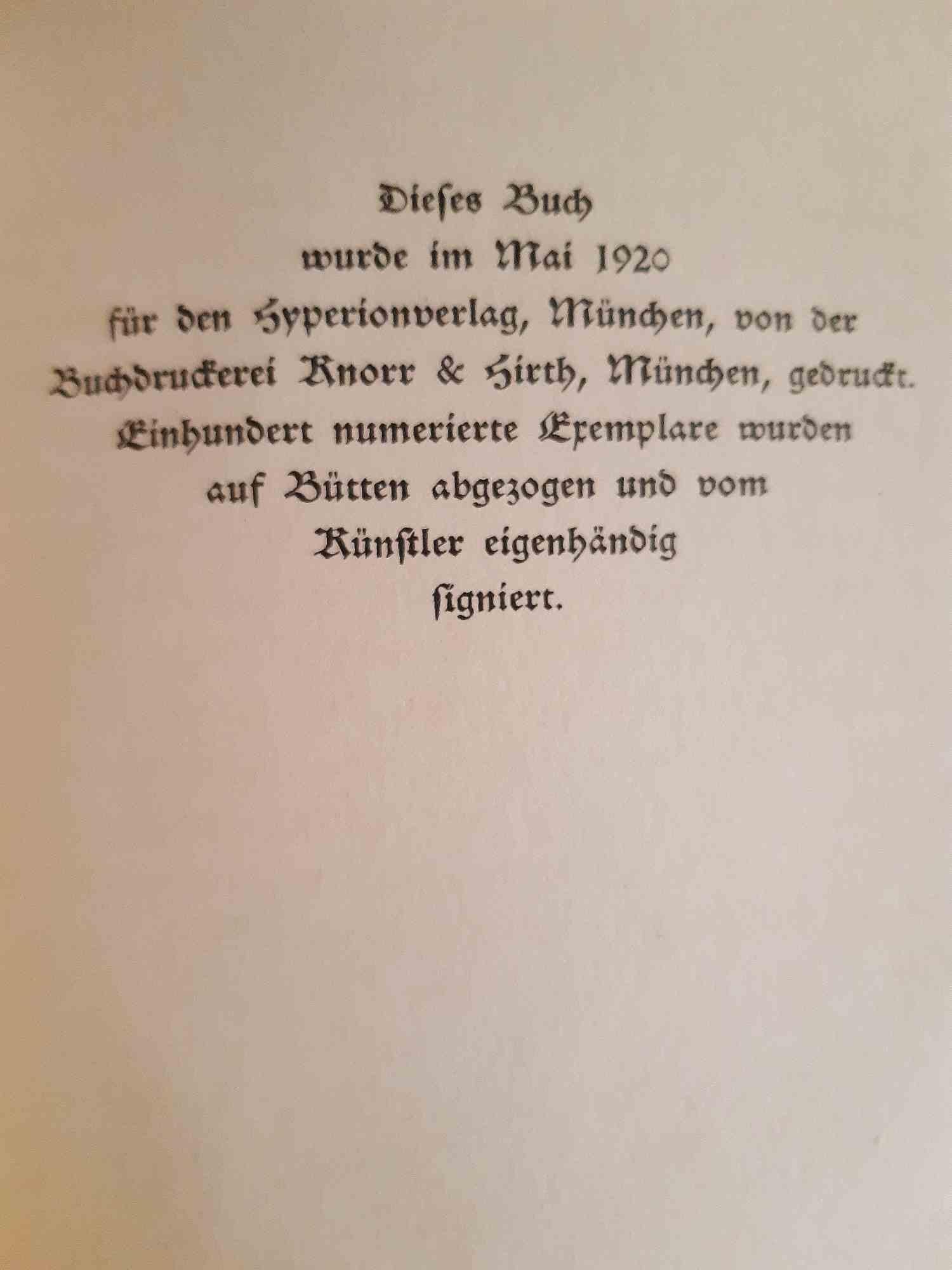Münchausen -  Rare Book Illustrated by Karl Rössing - 1920 For Sale 2