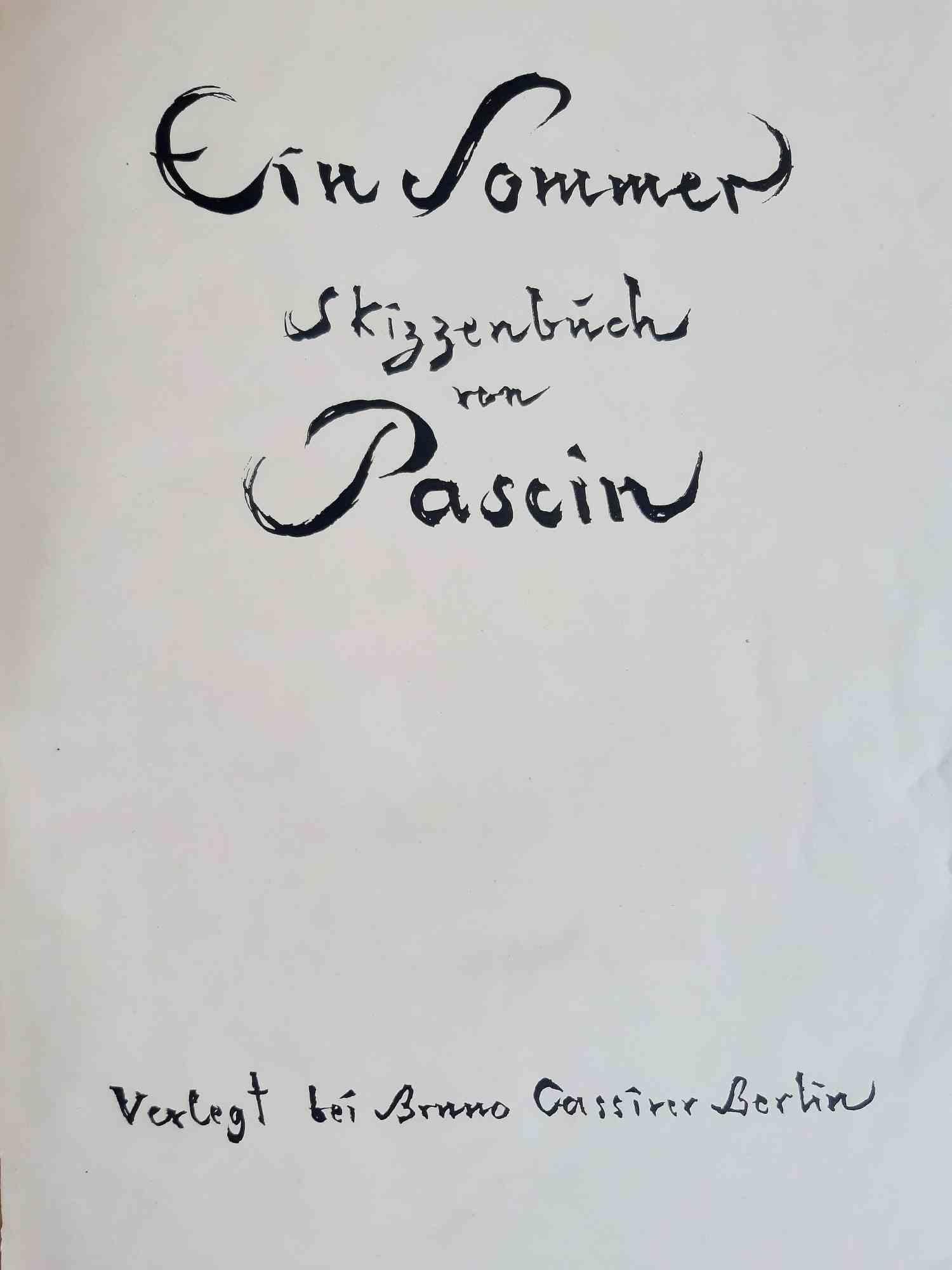 Ein Sommer - Original Rare Book Illustrated by Jules Pascin - 1920 For Sale 3