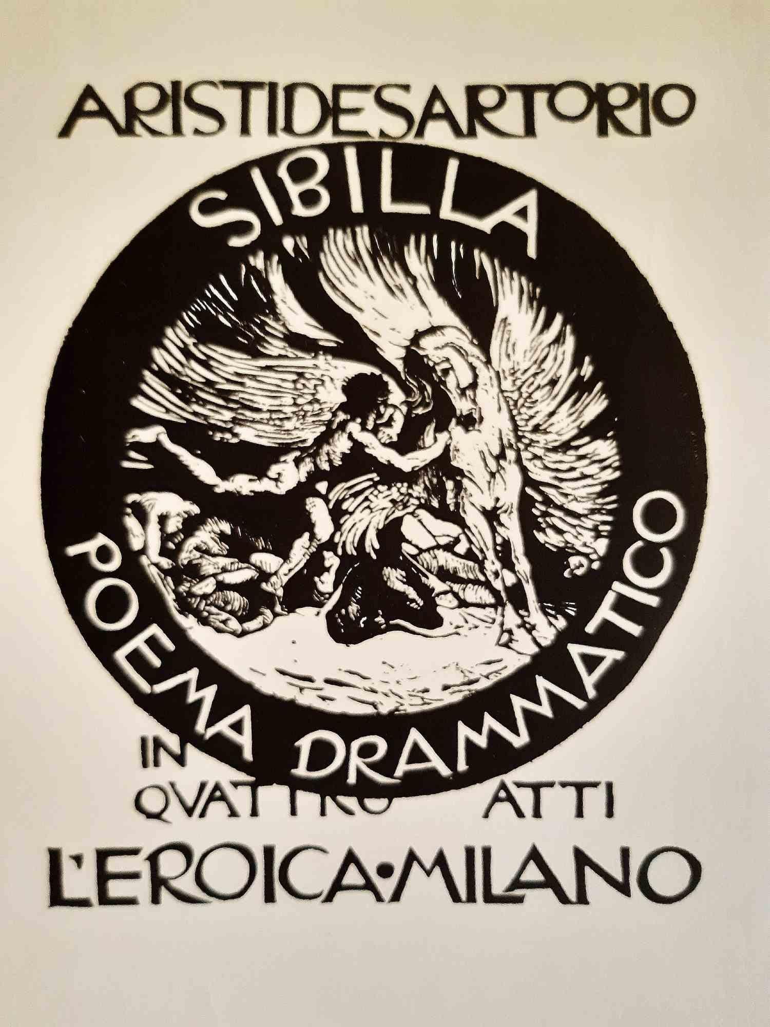 Sibilla - Libro raro originale illustrato da Giulio Aristide Sartorio - 1922 in vendita 7