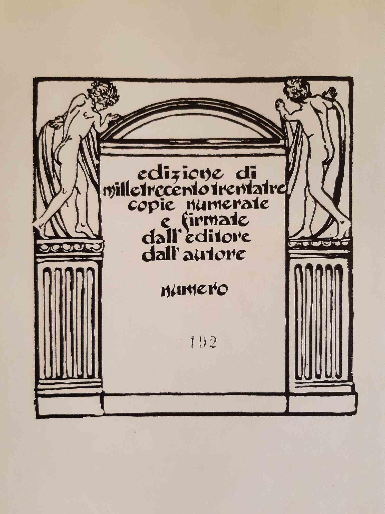 Sibilla - Libro raro originale illustrato da Giulio Aristide Sartorio - 1922 in vendita 5